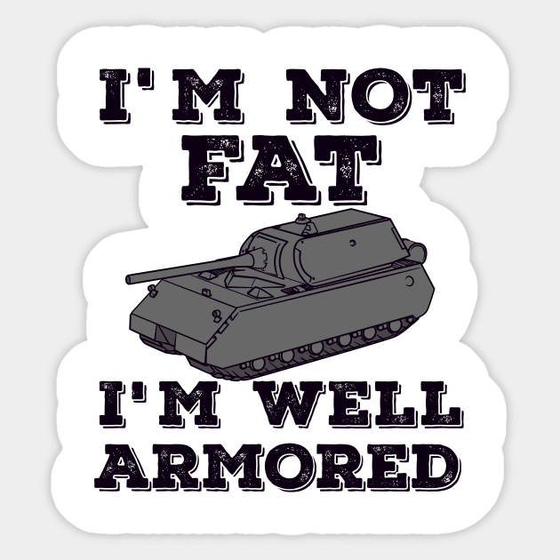 "WELL ARMORED" Sticker by sofilein